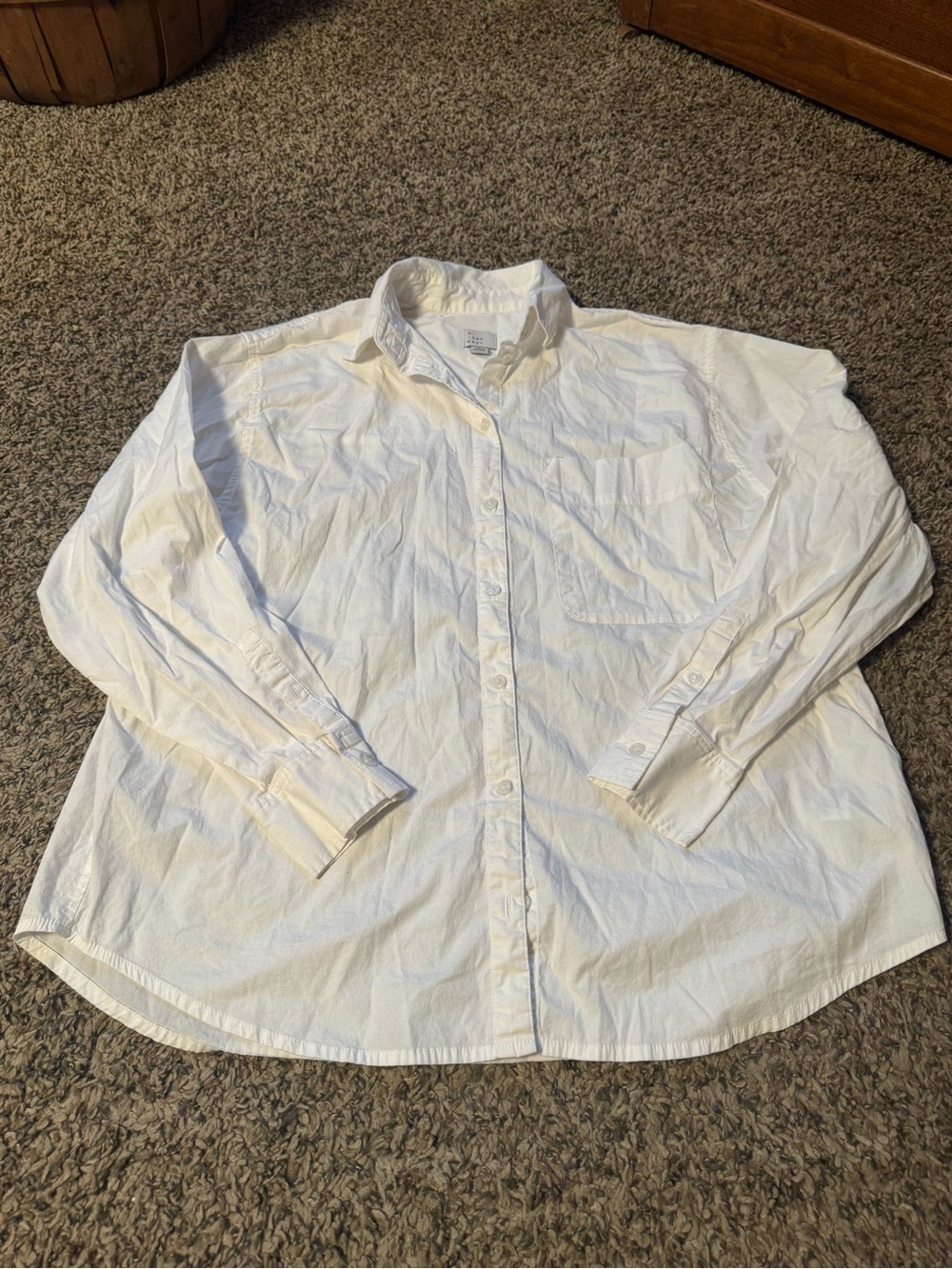 a new day White Button-Down Shirt